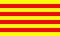 Flagge von Katalonia