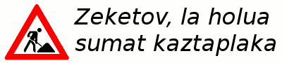 Zeketov, kaztaplaka