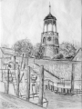  Ditzum Hafen und Kirchturm  
